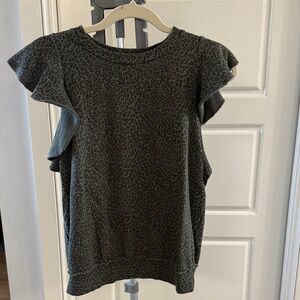 T.La Women's Leopard Print Top